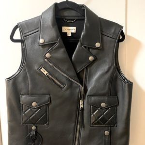 Coach Leather Vest